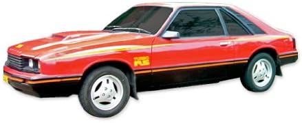 MERCURY 1979 1980 1981 1982 1983 1984 Комплект отличителни знаци и ленти Capri Turbo RS 1979 - ЧЕРВЕН