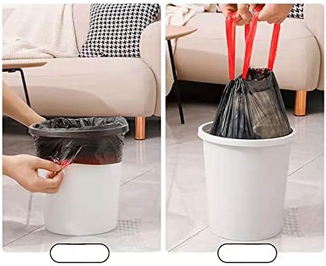 Торба за боклук на съвсем малък домакински преносим сгъсти закопчалка с кухненски жилетка кофа за боклук в голям размер за еднократна употреба, пластмасов пакет Col