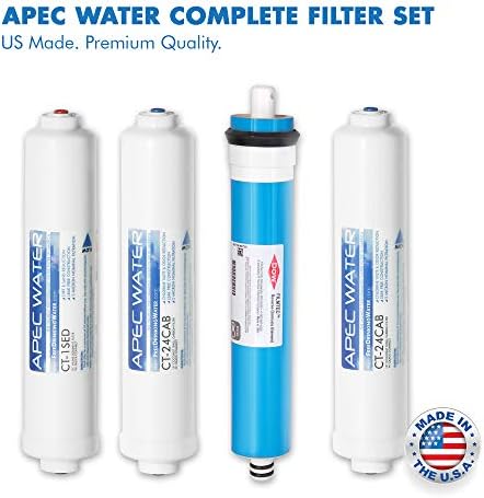 APEC Water Systems RO-QUICK90 Ultimate най-Високо Компактен размер с Быстросъемными Лесно Заменяеми Филтри, Система