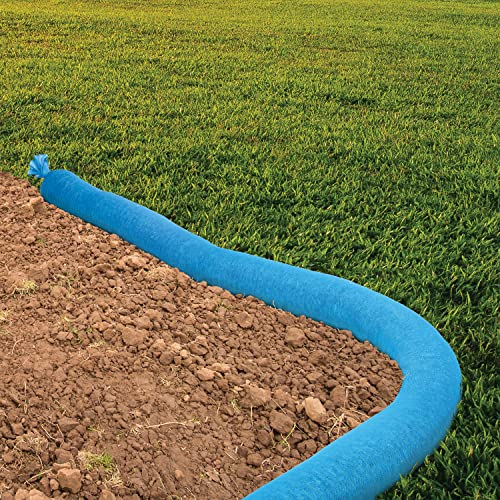 Нов чорап филтър за пречистване на отпадъчни води от свине - за борба с ерозията и защита на дъждовни води, канализация - Диаметър 5 x 10 L - Синьо - PMB30029