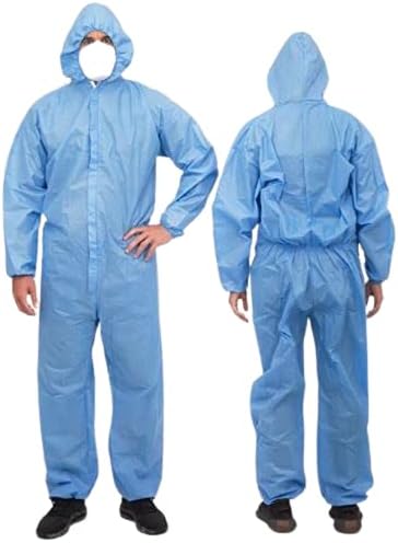 Еднократна Защитен Гащеризон CLASILZA SAC Издирване Suit, за Еднократна употреба, Защитни Костюми за Цялото Тяло с Пълна