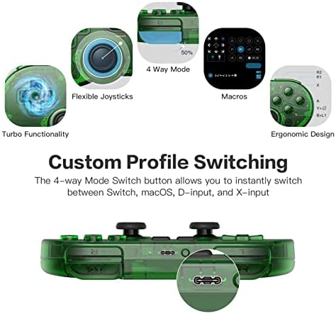8 bitdo SN30 Pro Switch Безжичен Гейм контролер Bluetooth Геймпад за Switch Steam Mac, PC, Android, Windows, macOS