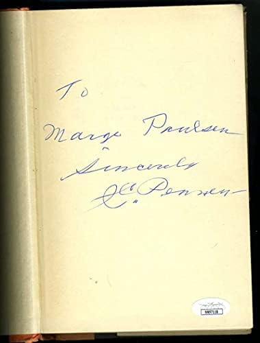 Джей Си Пени JSA Coa Подписан от ръката на Вид от книгата на Девето десетилетие Автограф