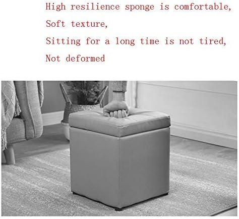 Столче за съхранение на ZRGJZ, Столче За съхранение на Дивана, Творчески Потребителска Кутия За Съхранение, Многофункционално Столче За Съхранение на Обувки (Цвят: E)