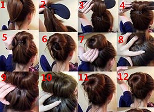 Пръти Twist-Flex 7 размери, 42 опаковки, с набор от Аксесоари за стайлинг на коса Направи си сам (10 бр)