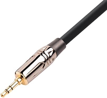 Аудио кабел Yuyosunb 3,5 мм-6.5 мм Двоен 6,35 мм Штекерный 1/4 инча за стерео 1/8 инча 3.5 мм Aux Кабел 1 м