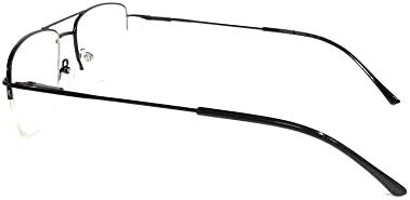 Компютърни очила На lifestyle с лещи Crizal в черна метална рамка, 51 мм unisex_alacfrpr3096