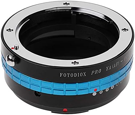 Адаптер за закрепване на обектива Fotodiox Pro обектив Yashica 230 AF за Беззеркальной фотоапарат Canon EOS M (EF-m) с прикрепен с Диск за управление на бленда на обектива
