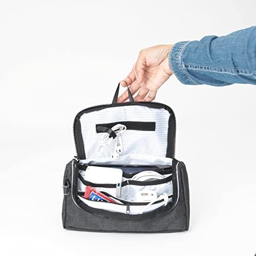 Пътна чанта за съхранение на документи G. U. S - кабел, кабел и калъф за съхранение на мобилен телефон или таблет. Достъпна в няколко цвята - сив