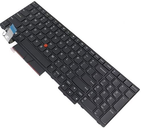 Подмяна на клавиатура без подсветка LeFix US, която е Съвместима с Lenovo Thinkpad E580 E585 E590 E595|T590|L580