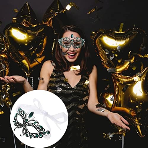 Abaodam 2 бр. на Маскарадните кристали Необичайни маскарадните маски на едро за партията Хелоуин венециански подпори