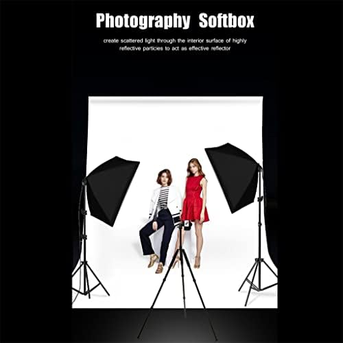 BGZDT Софтбокс за фотография, Светлинното Софтбокс със Статив, Фотографска лампа E27, Система за непрекъснато