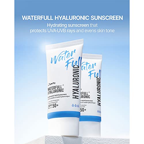 Слънцезащитен крем с хиалуронова киселина JUMISO Waterfull SPF 50+ PA++++ 1.69 ет. унция / 50 мл | Хидратиращ Слънцезащитен