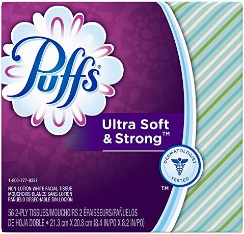 Кърпички за лице Puffs Ultra Soft & Strong (опаковка от 24 броя) (Опаковка може да се различава) (Стара версия)