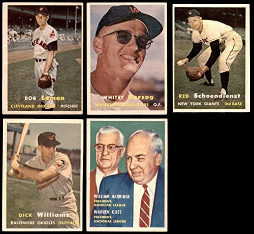 1957 Topps Бейзболен, определени с ниски номер (Baseball Set) EX