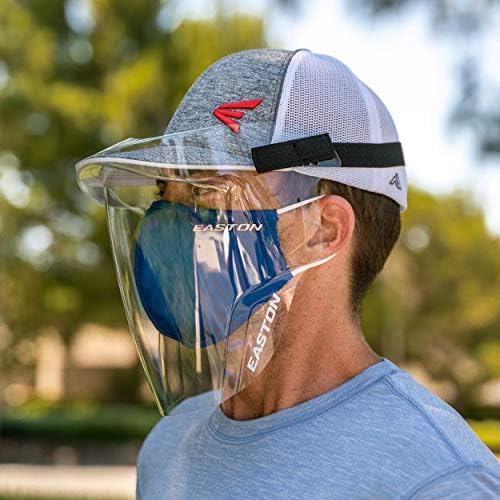 Защитна маска Easton Integrated Осп за лице, Множество, Регулируем засаждане, Един размер подходящ за всички.