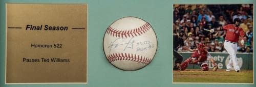 Дейвид Ортиз на 522 м начало-Раната е Подписал, Използвани В играта бейзбол преминаването на играта Тед Уилямс - MLB Използвани