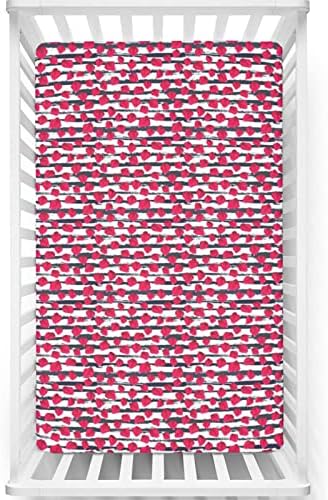 Кухненски Кърпи за детски легла в розово тема, Портативни мини-Чаршафи за легла с Меки и Дишащи Кърпи-Чаршаф за матрак