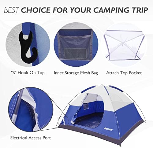Палатка за къмпинг Mansader на 2/4 Човека за нощуване на Открито, Семейни Плажен Туризъм, Пътуване