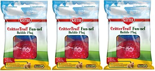 (6 опаковки) Пузырьковые корк Kaytee CritterTrail Fun-nels в различни цветове (3 опаковки по 2 парчета всяка)
