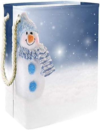 Unicey Зимна Количка за бельо с Снегопадом Сгъваема Кошница за Съхранение на Детска кошница