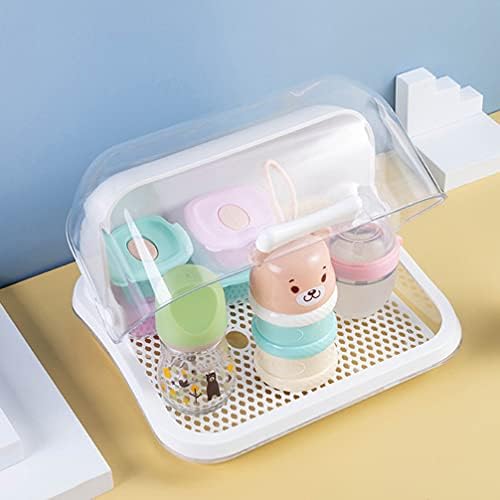 Сушилни Шкафове за бебешки бутилки Housoutil със Защита От прах, Кутия за Бебешки Съдове, Пръчици За хранене, Купички