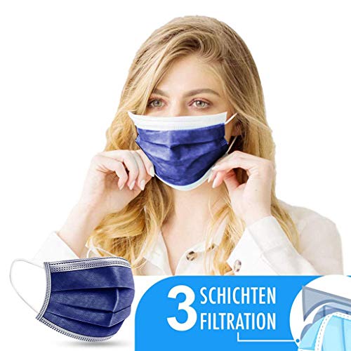 Blueclear маски за еднократна употреба младежки face_mask черни хартиени маски палта за момичета 4t за еднократна