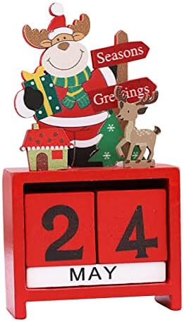 Коледен Обратното Броене Декоративни Орнаменти Подаръчни Предмети Практичен Календар Подарък Кутия Детска градина, Детски