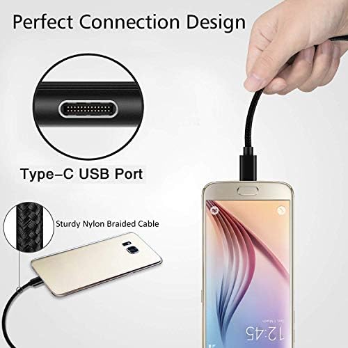 USB C Зарядно Устройство, Кабел за зареждане, Кабел за LG K51 Q70 G7 G8 V60 Thinq Stylo 5 5X, Harmony 4, V30
