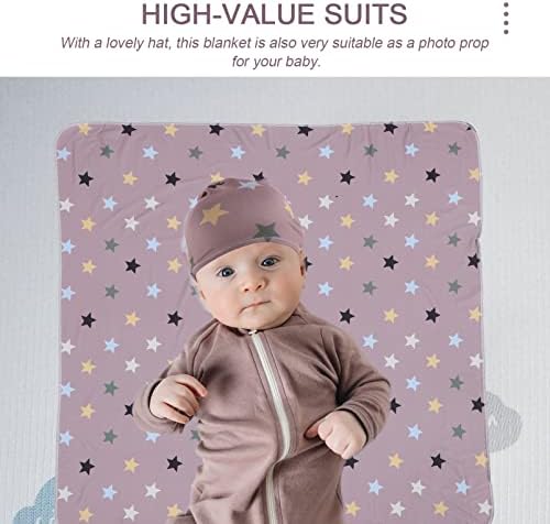 Toddmomy Новородено Промяна Костюм за новородено Бебе Пеленальное Одеяло с Шапка Памучно Приемащото Одеяло