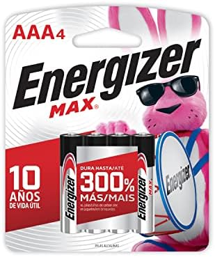 Батерии Energizer MAX AAA, предназначени за предотвратяване на опасни течове (4 опаковки)