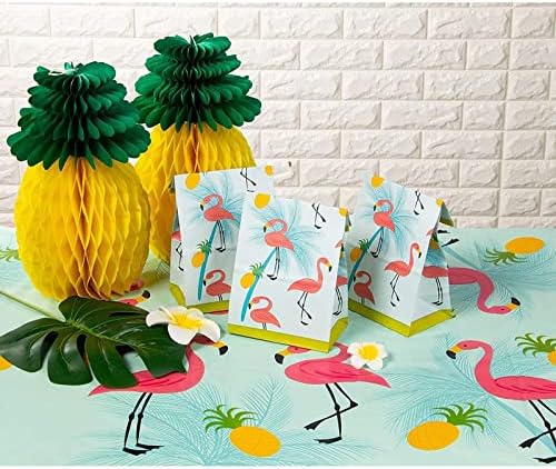 Чанти за партита Juvale Flamingo - 36 опаковки Малки хартиени кошници пакети за партита, аксесоари за рожден
