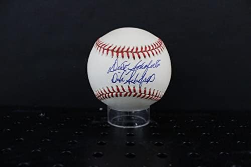 Дик Schofield Младши и Старши Подписаха Бейзболен Автограф Auto PSA/DNA AL88598 - Бейзболни топки с автографи