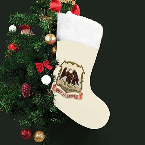 Гербът на територията на Ню Мексико Коледни Чорапи-Чорапи с Плюшено Камина, Висящи за Домашен интериор Елхи