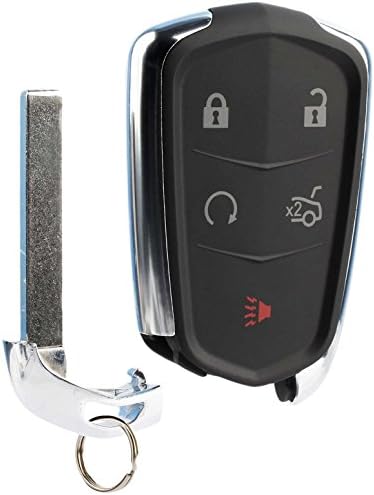 Ключодържател без ключ Smart Remote Shell Case & Pad е подходящ за Cadillac ATS, CT6, CTS, SRX, XT5, XTS