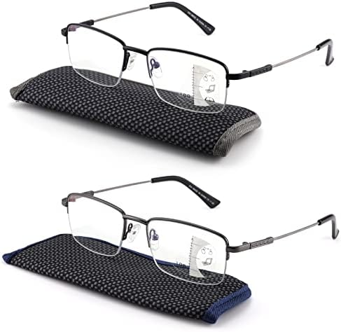 FEIVSN Прогресивно многофокусные Очила за четене, блокиране на синя светлина, мультифокальные Ридеры за Мъже И Жени,