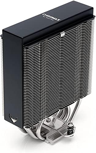 Noctua NH-U12S chromax.Черно процесора охладител с NA-HC2 chromax.Черна капачка на радиатора
