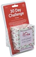 DOIY 30 Days Fitness Challenge Английски, 13x9x20 см, Бял