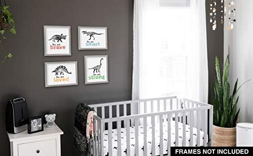 Стенен модел с динозавром под формата на лисици Конфети за стаята малки момчета, Плакати за детска стая, Мотивирующий Декор
