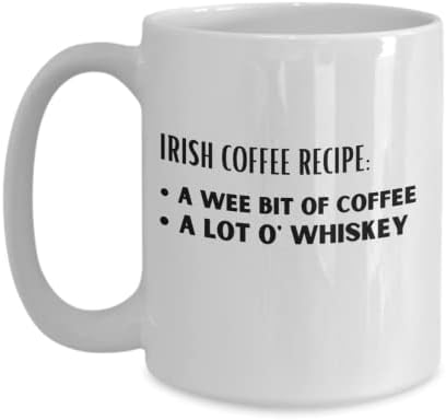 Рецепта за ирландско кафе Кафе чаша на Ден на Св. Патрик