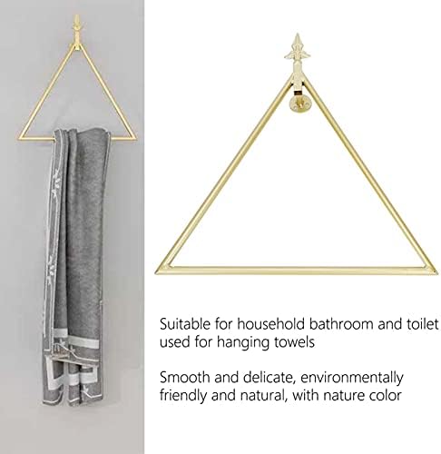 Триъгълни Държач за Кърпи за ръце, Монтиране на Метална Халка За Хавлии, Дизайн в Скандинавски Минималистичном Стил,