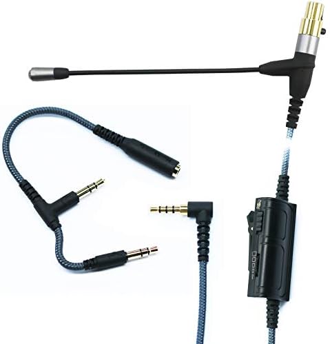 Кабел с микрофон ABLET Бум, който е съвместим със слушалки AKG K240, K240S, K240MK II, Q701, K702, K271s, K271 MKII,