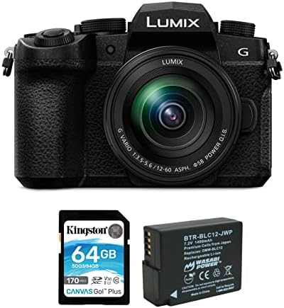 Hybrid беззеркальная фотоапарат Panasonic Lumix G95 с обектив 12-60 мм (DC-G95DMK) В комплект със Сменяеми литиево-йонна батерия