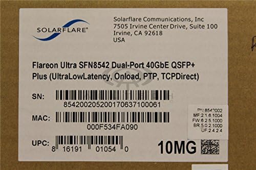 КОМУНИКАЦИЯ SOLARFLARE Комуникационен адаптер Solarflare (SFN8542-PLUS-MS)