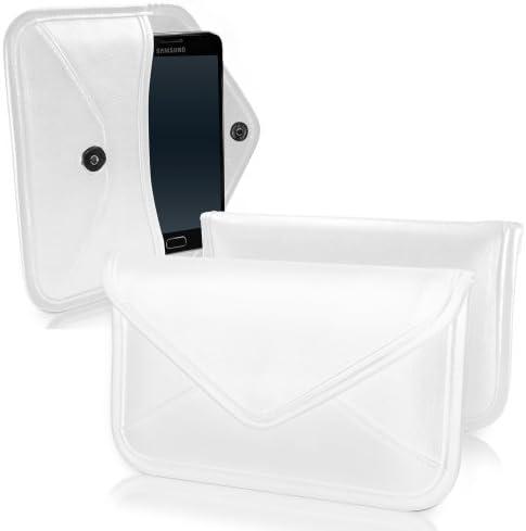 Калъф BoxWave, който е Съвместим с Huawei P Smart S (Case by BoxWave) - Луксозни Кожена чанта-месинджър, дизайн своята