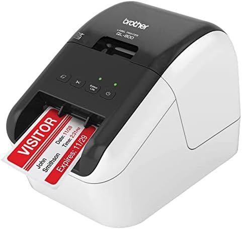 Професионален принтер за етикети Brother QL-800 - Свързване на проводному USB-bluetooth - Черно-червен печат, ширина 2,4