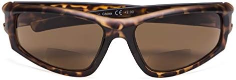 Бифокални очила Eyekepper за спортни слънчеви очила TR90 за четене на открито