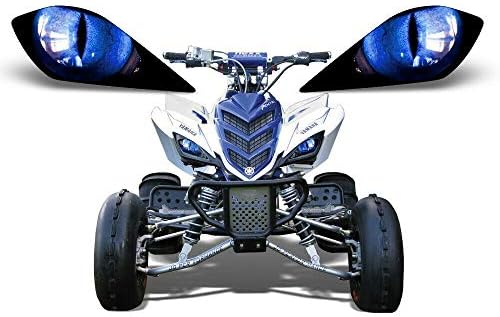 Стикер с изображение на око фарове състезателен квадроцикла AMR, съвместима с Yamaha Raptor 700/250/350 - Eclipse