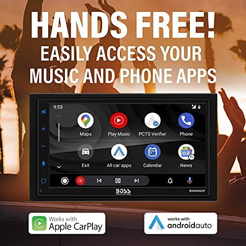 Цифров медиапреивер Boss Audio Android Auto / Apple CarPlay - In-Dash (обновена)