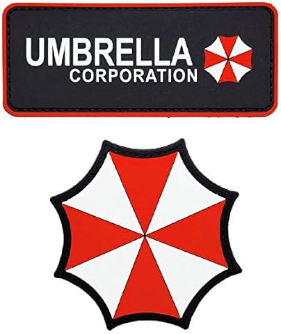 Нашивка Miltacusa Umbrella Corporation [Каучук PVC-комплект от 2 бр.]